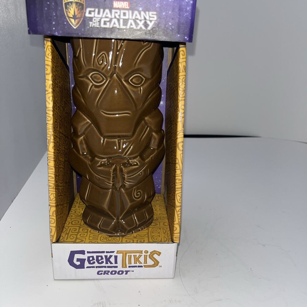 Geeki Tiki Guardians Of The Galaxy Groot Ceramic Mug Marvel Disney 16 Oz